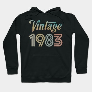 Vintage 1983 Best Year 1983 Original Genuine Classic Hoodie